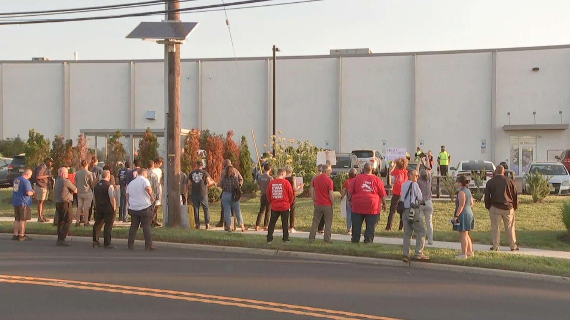 Amazon Workers Walk Out On Job At Facility In Bellmawr, Camden County