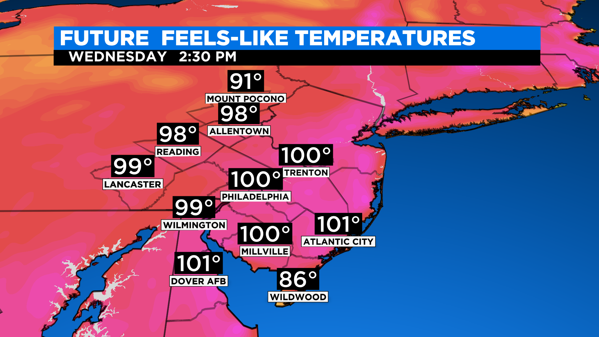 Philadelphia Weather: Dangerous Heat Possible In Delaware Valley This Week