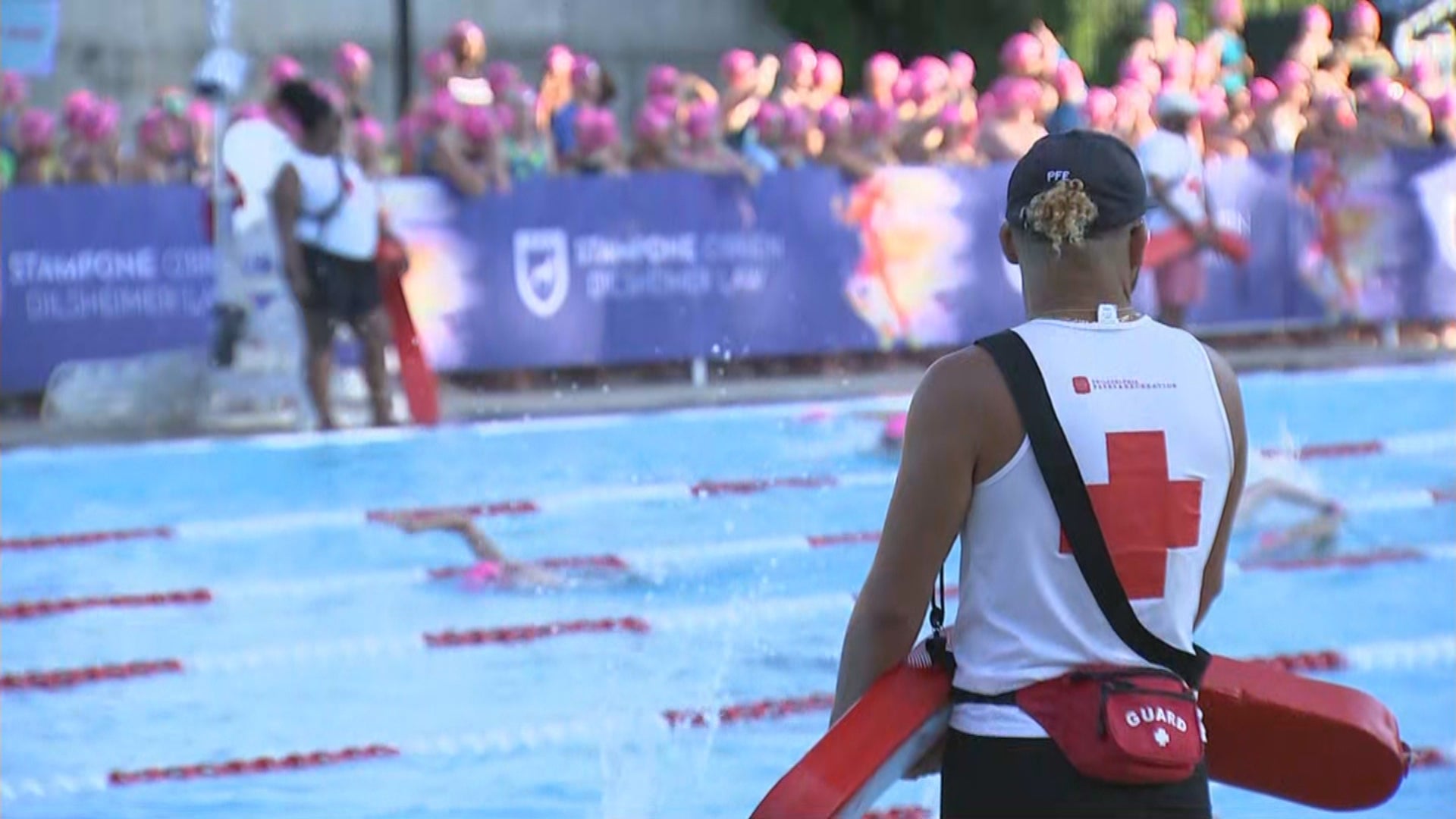 1,300 Athletes Participate In Women's Philadelphia Triathlon And 5K In Fairmount Park