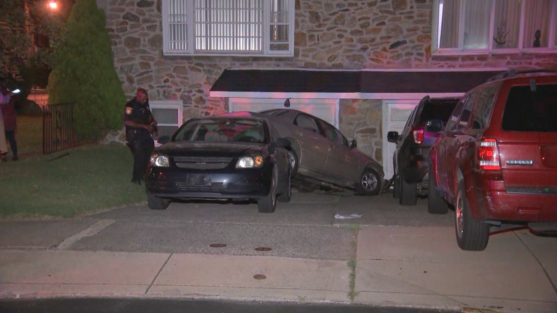15-Year-Old Boy Driving Stolen Car Crashes Into House In Northeast Philadelphia, Police Say