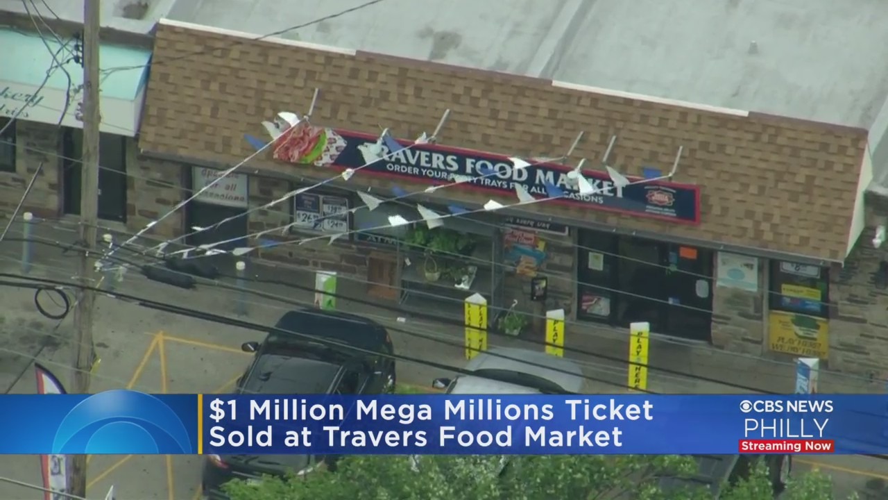 $1 Million Mega Millions Ticket Sold At Travers Food Market In Delaware County