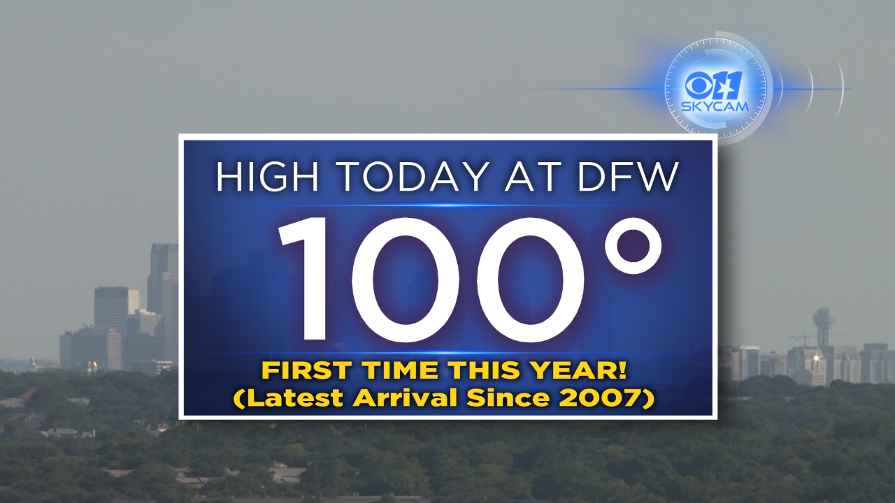 Our First 100Degree Day Of The Year CBS Texas