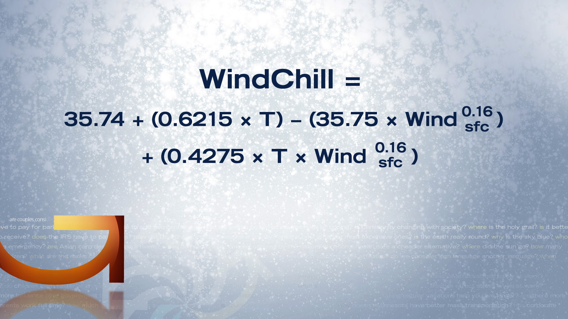 wind chill chart calculator