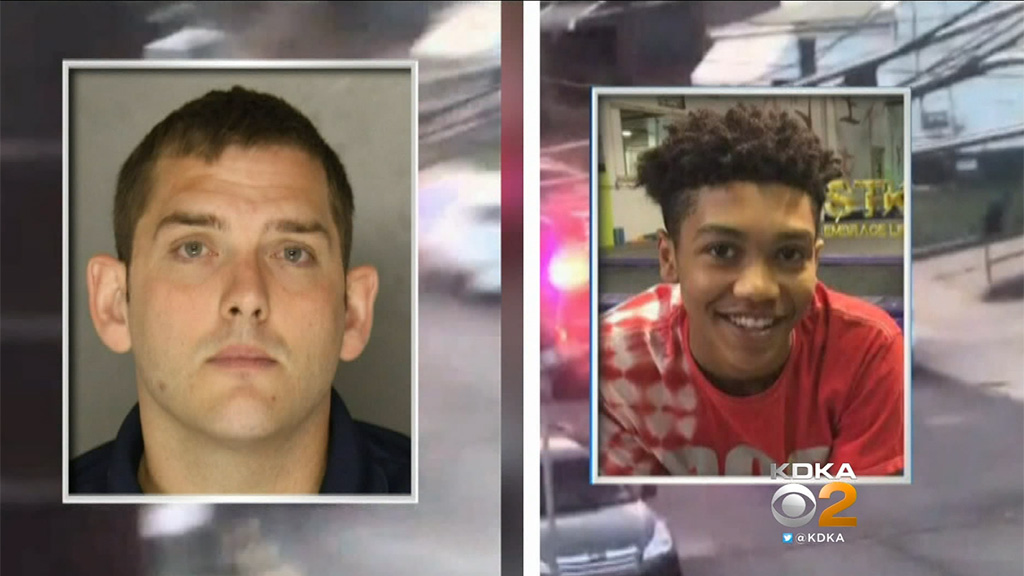 Michael Rosfeld, Antwon Rose (Photos: Allegheny County Jail/STK, Embrace Life/Facebook)