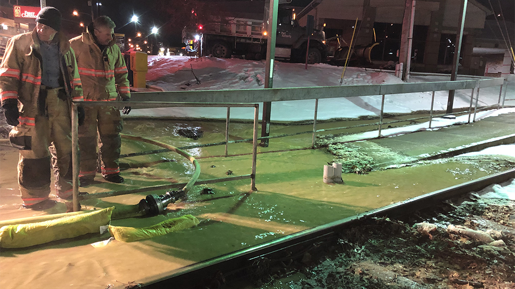 Water Main Break In Castle Shannon Causes Some Light Rail Delays CBS