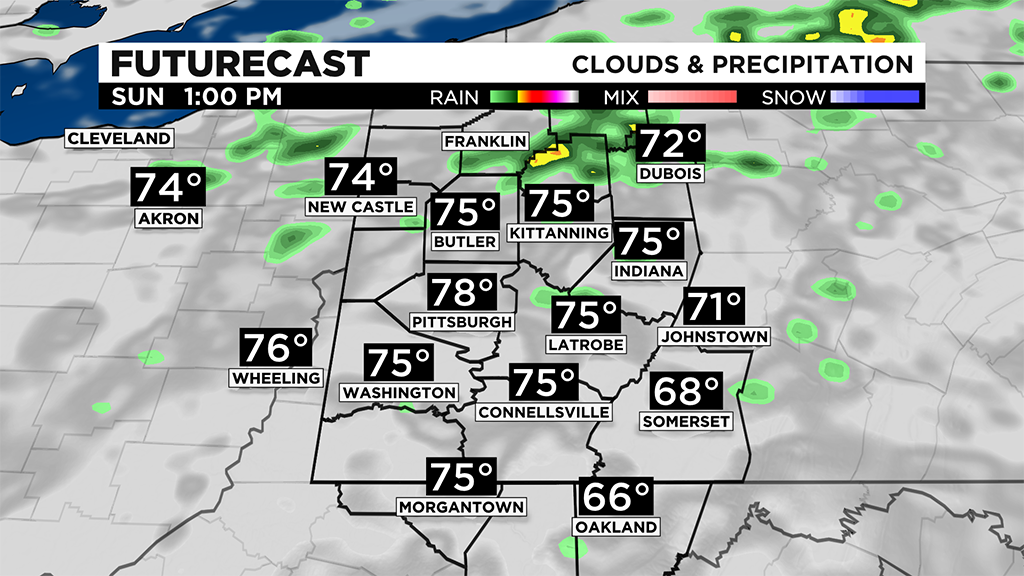 Pittsburgh Weather: Chances Of Sunday Storms, Showers - CBS Pittsburgh