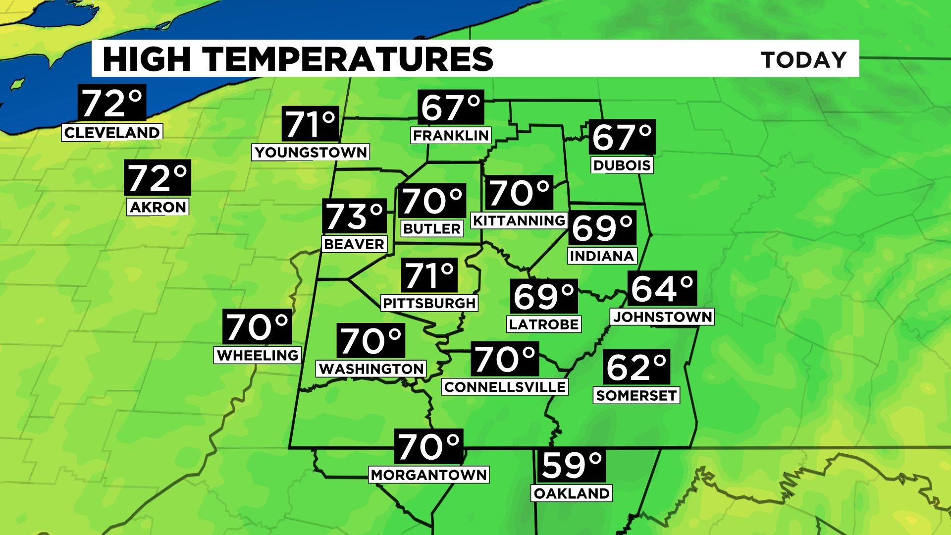 Pittsburgh Weather Sunshine And Cool Temperatures Start The Weekend