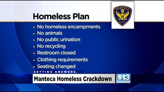 homeless crackdown