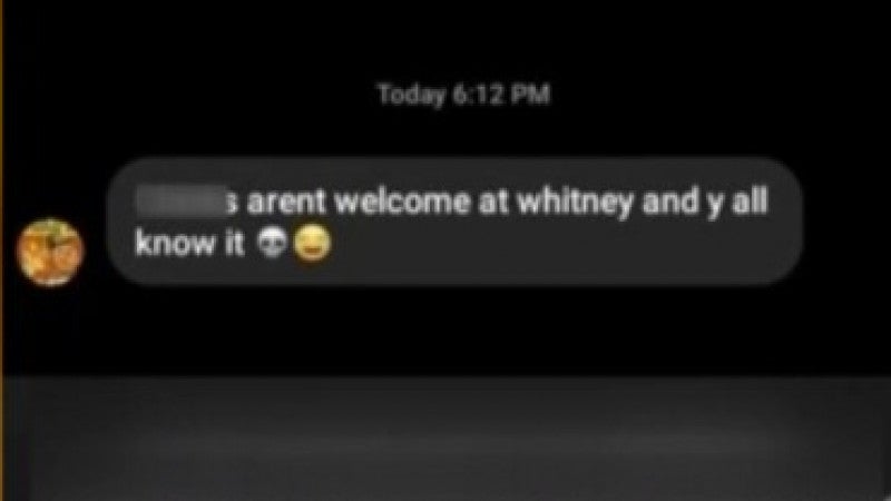 Asian students at Whitney High School receive hate messages over