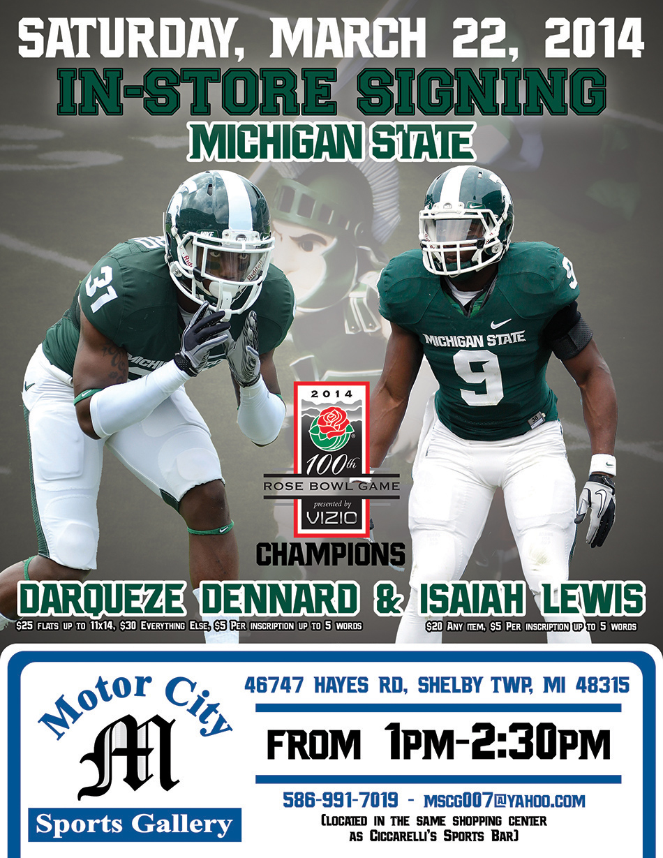 Darqueze Dennard And Isaiah Lewis To Do Local Autograph Signing