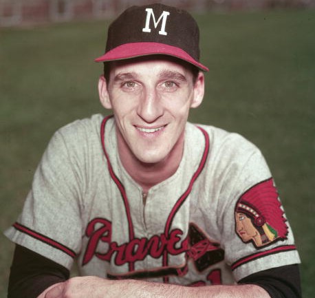 Portrait of American baseball player Warren Spahn (1921 - 2003), pitcher for the Milwaukee Braves, circa 1958. (Photo by Hulton Archive/Getty Images)