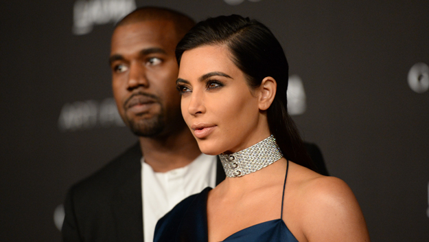 Kanye West Kim Kardashian (Photo by Jason Merritt/Getty Images)