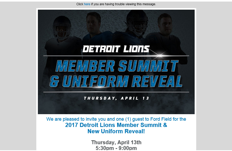 Any “New” Jersey rumors? - Detroit Lions — The Den - The Den
