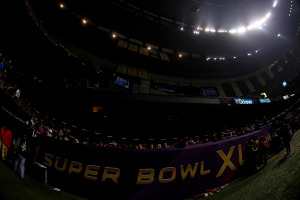 A general view of the Superdome after a sudden power outage in the second quarter during Super Bowl XLVII at the Mercedes-Benz Superdome on Feb. 3, 2013 in New Orleans, La. (credit: Mike Ehrmann/Getty Images)