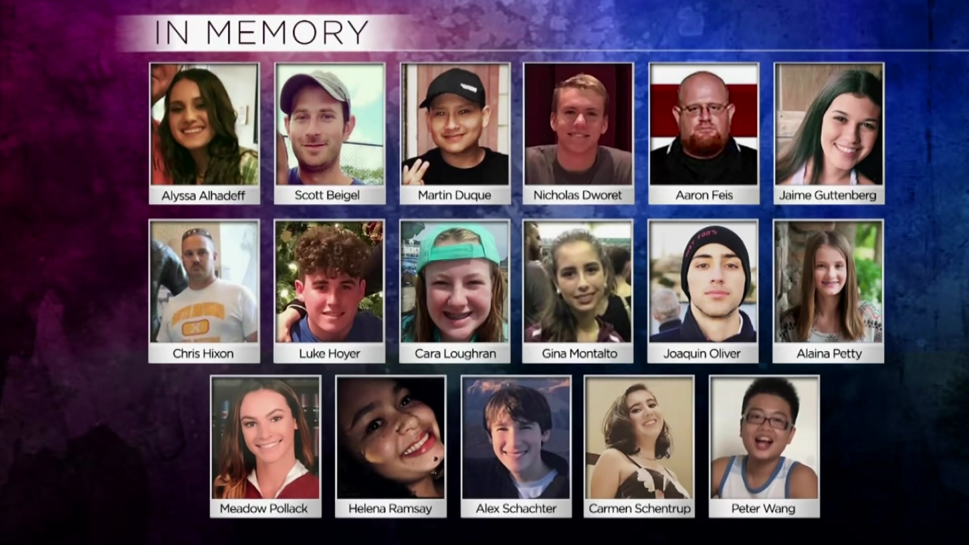 '17 Days Of Celebration' Honors Victims Of Parkland School Shooting ...