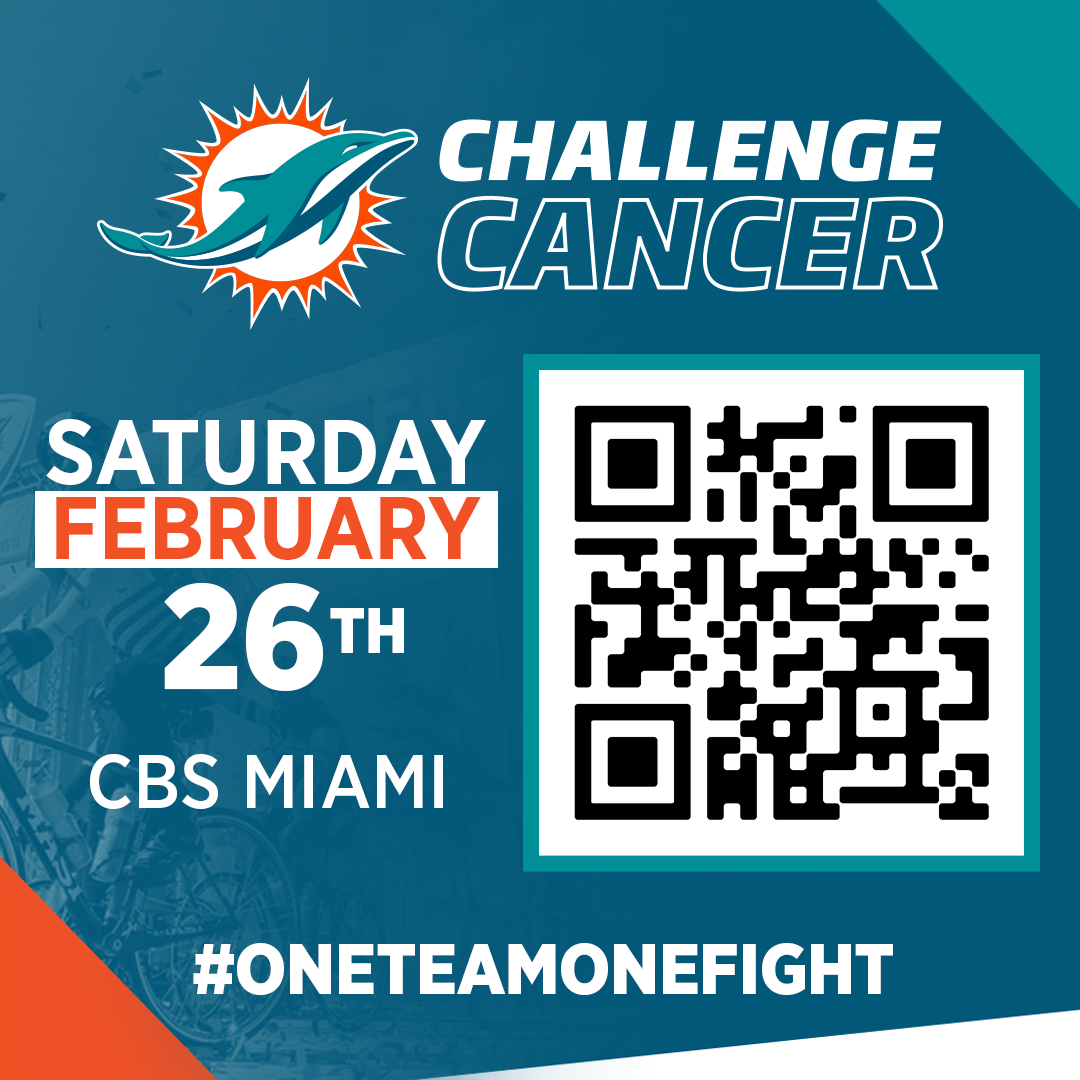 Miami Dolphins- Challenge Cancer. Save Lives.