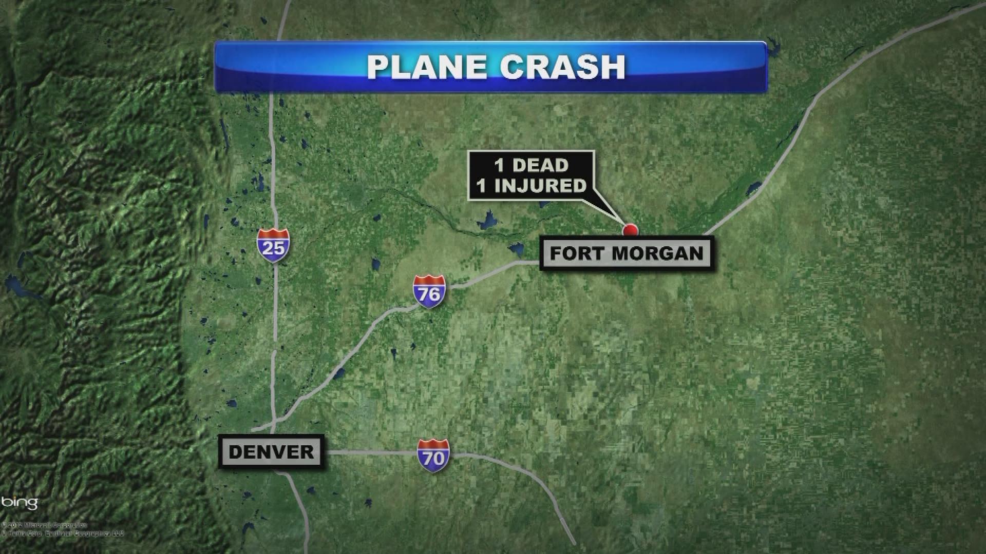 1 Killed, 1 Hurt When Plane Crashes Near Fort Morgan - CBS Colorado