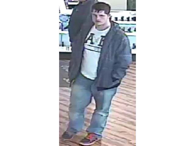 Arapahoe County Sheriff's deputies want to talk to this man as a person of interest in an investigation of 14 handguns stolen from the Centennial Gun Store on Dec. 8. (credit: Arapahoe County Sheriff)