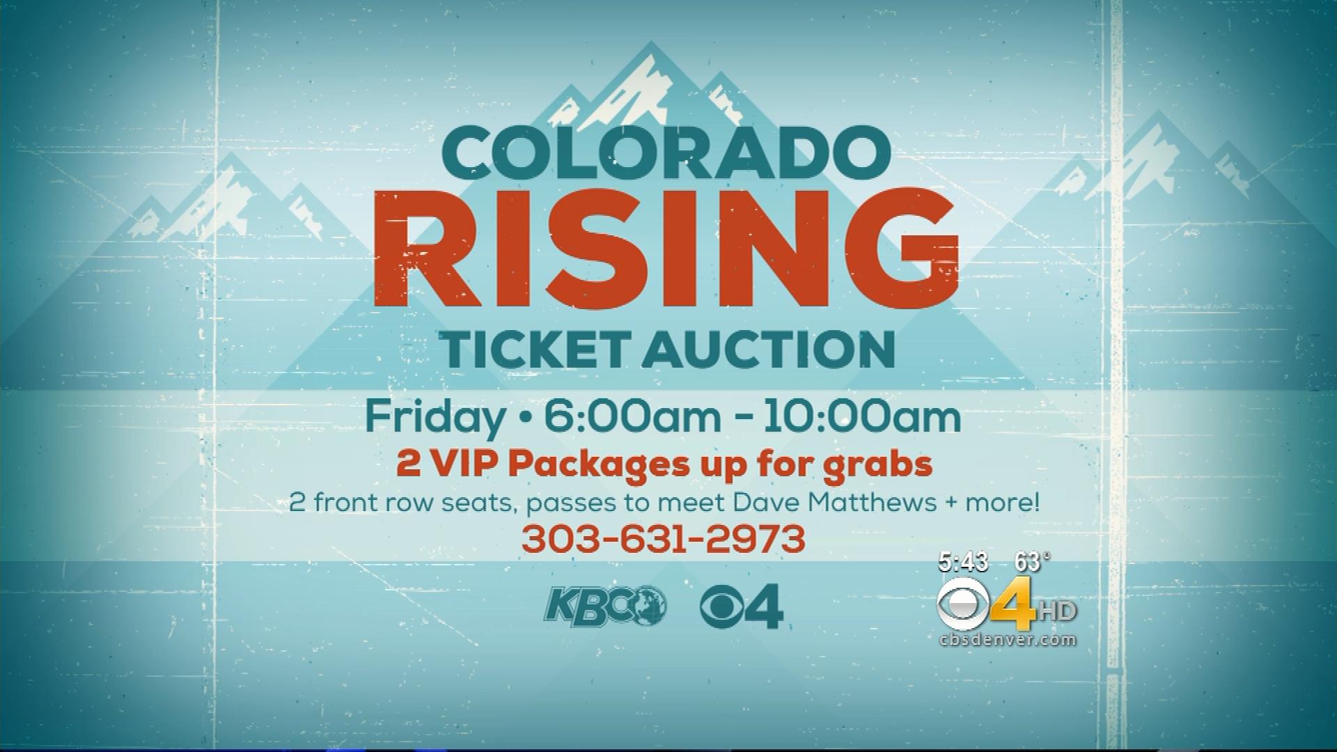 Colorado Rising Ticket Auction