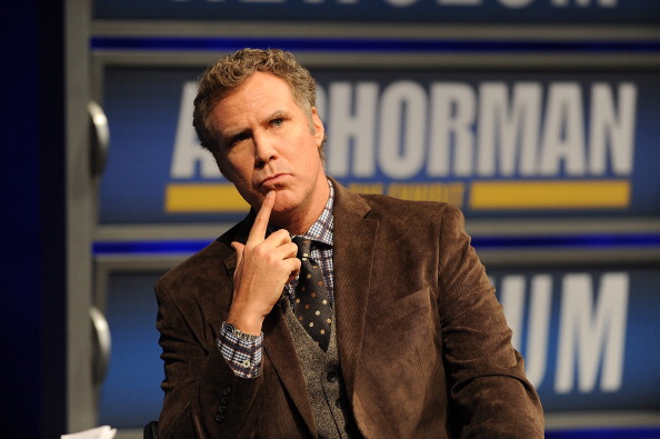 WASHINGTON, DC - DECEMBER 03: Will Ferrell speaks to a VIP Newseum audience at a special evening with the 'Anchorman' star at Annenberg Theater on December 3, 2013 in Washington, DC. (Photo by Larry French/Getty Images)