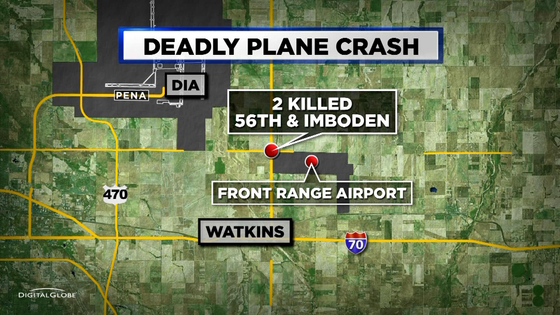 Watkins Plane Crash selfie Adams County map