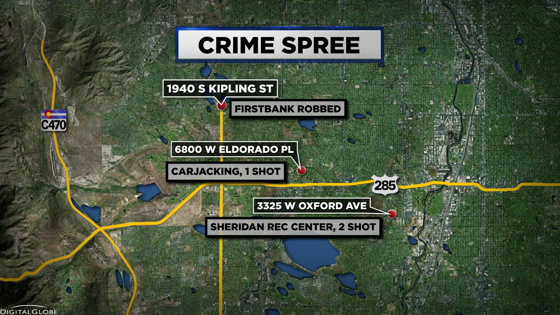 Crime Spree lakewood TOUCH MAP