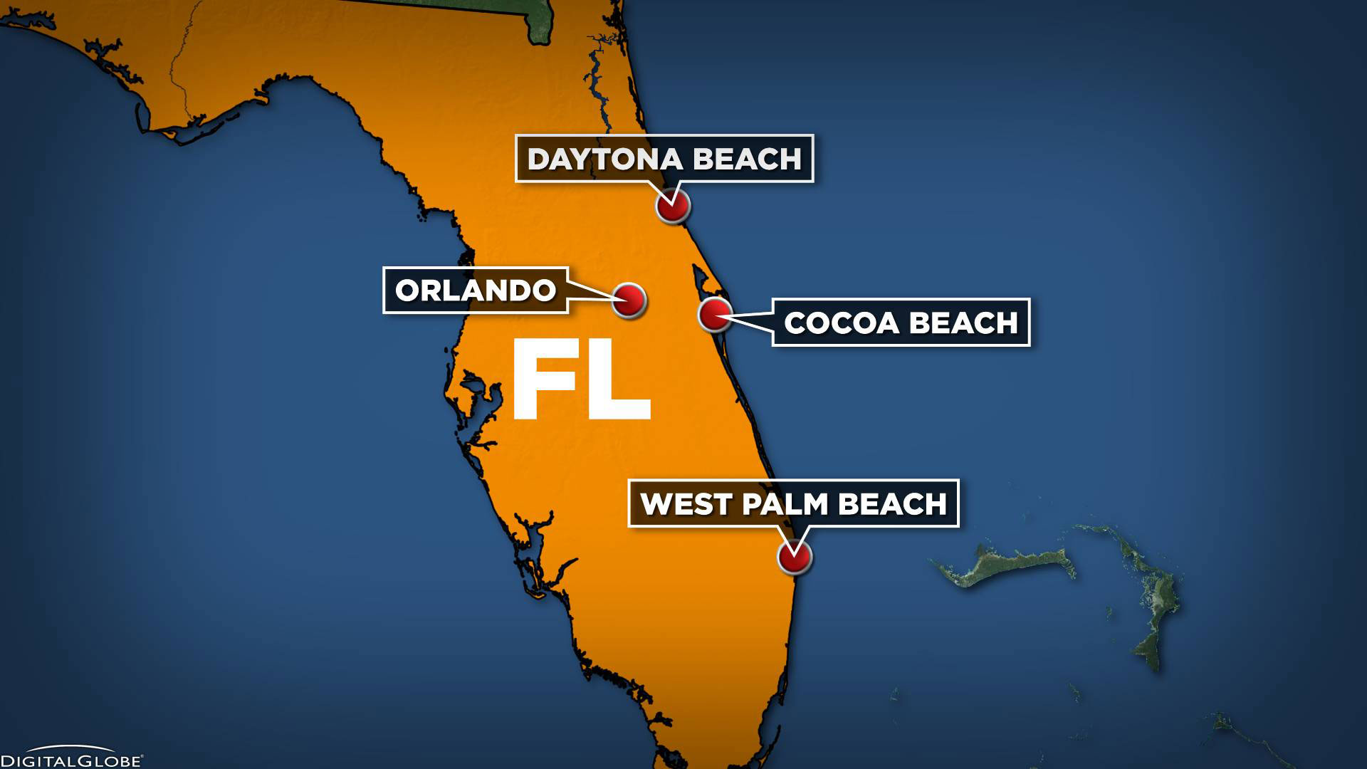 Florida Beaches TOUCH MAP