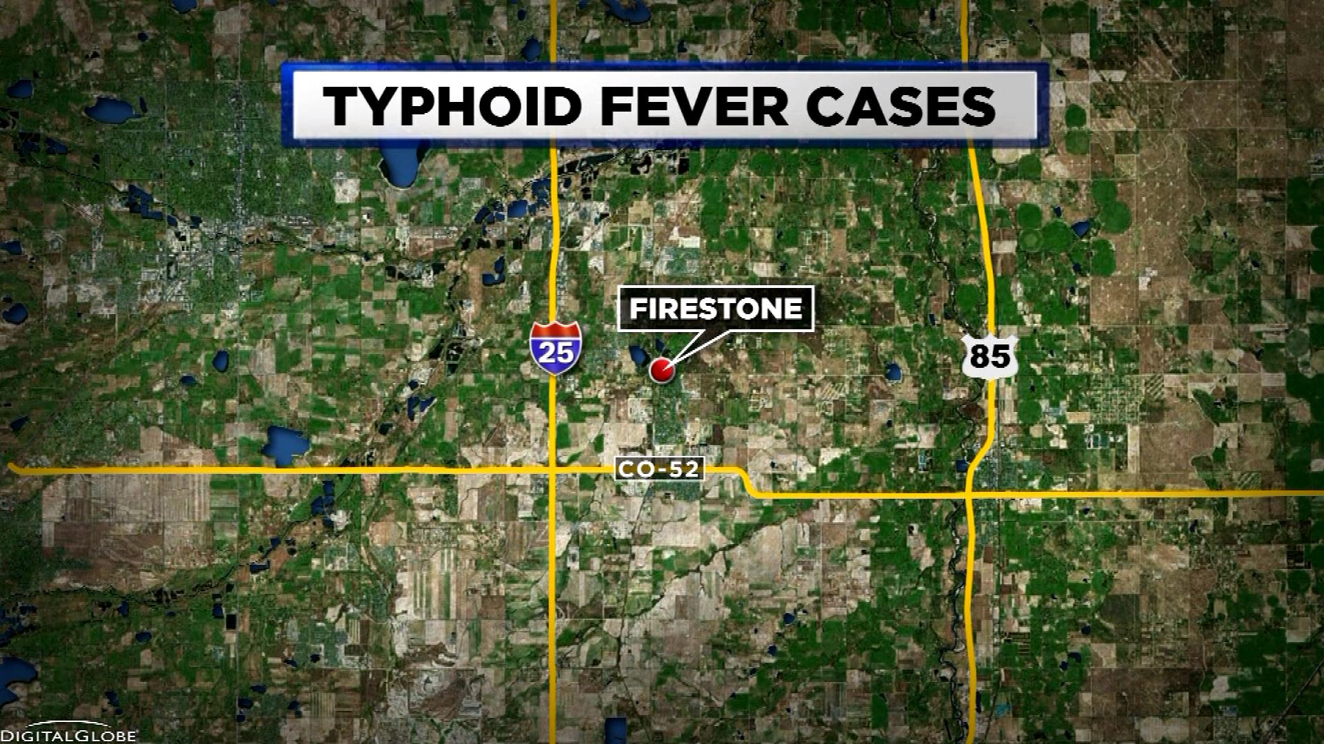 TYPHOID FEVER map
