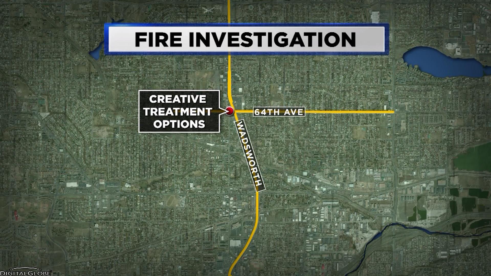 ARVADA FIRE map