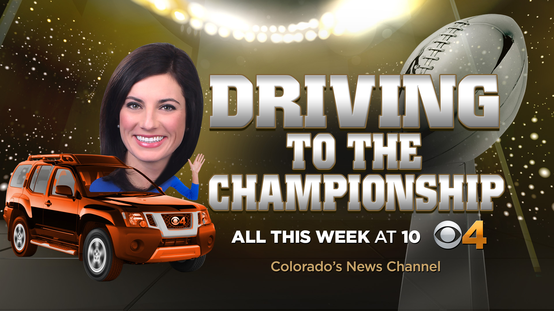 CBS4's Jamie Leary is driving to the Super Bowl and reporting from the road this week (credit: CBS)