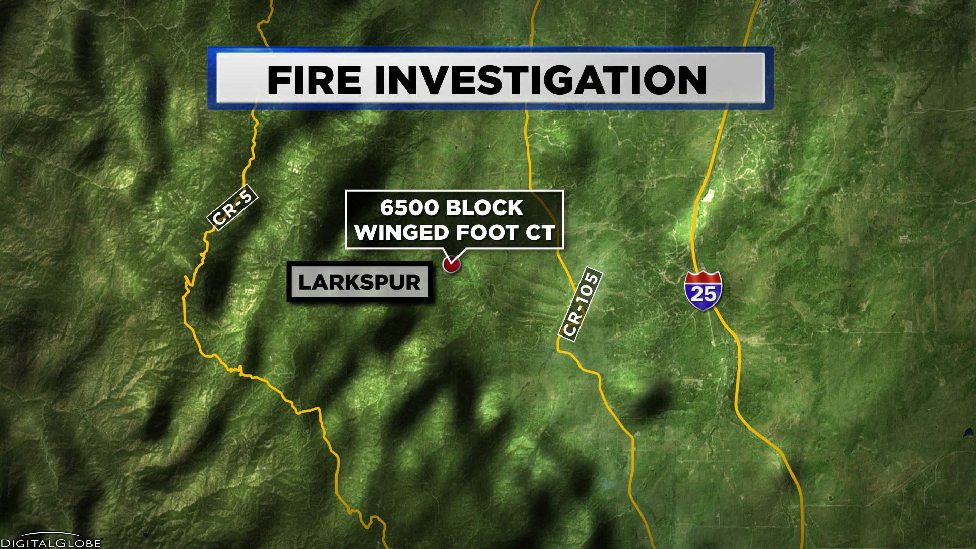 Fire Investigation Larkspur TOUCH MAP