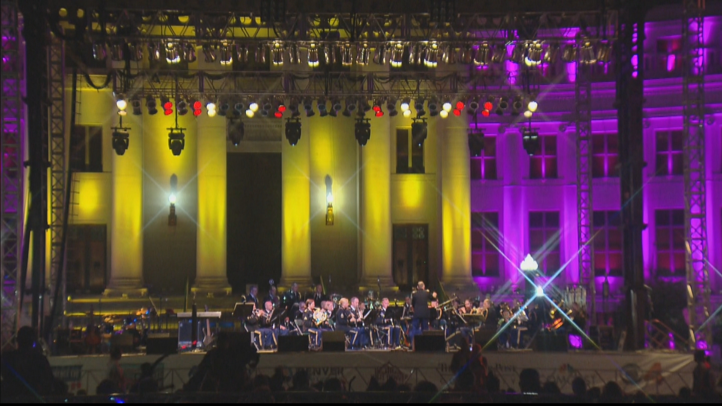 The 101st Army Band (credit: CBS)