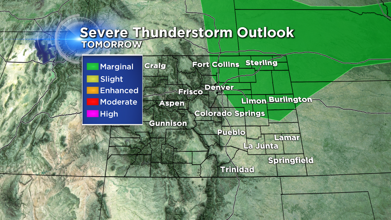 Severe Weather Outlook Tomorrow