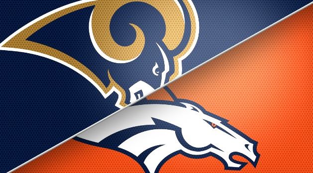 Los Angeles Rams Denver Broncos logo