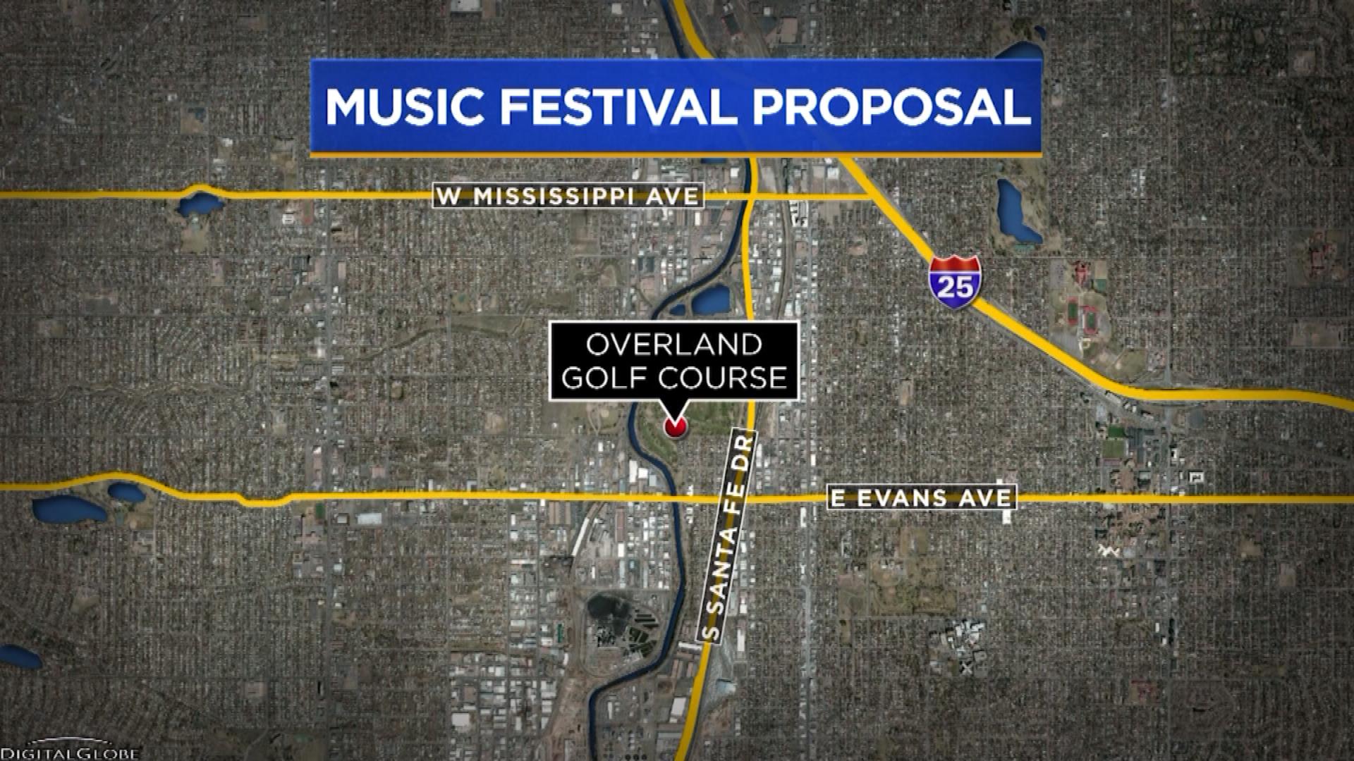 overland park golf course music festival plans map