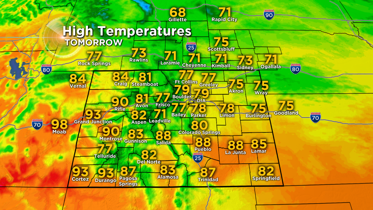 Denver Weather Coolest Temperatures In More Than Two Months! CBS