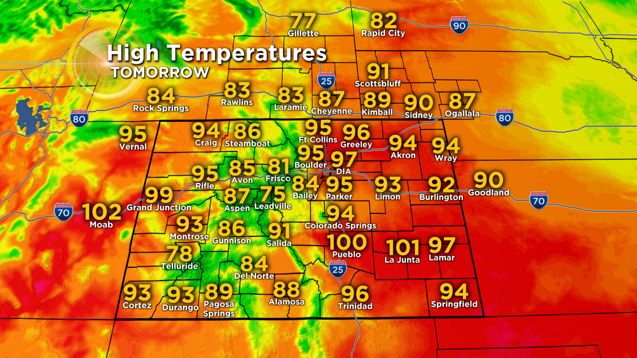 Denver Weather: Hot Sunday Ahead With Gusty Winds, High Fire Danger ...