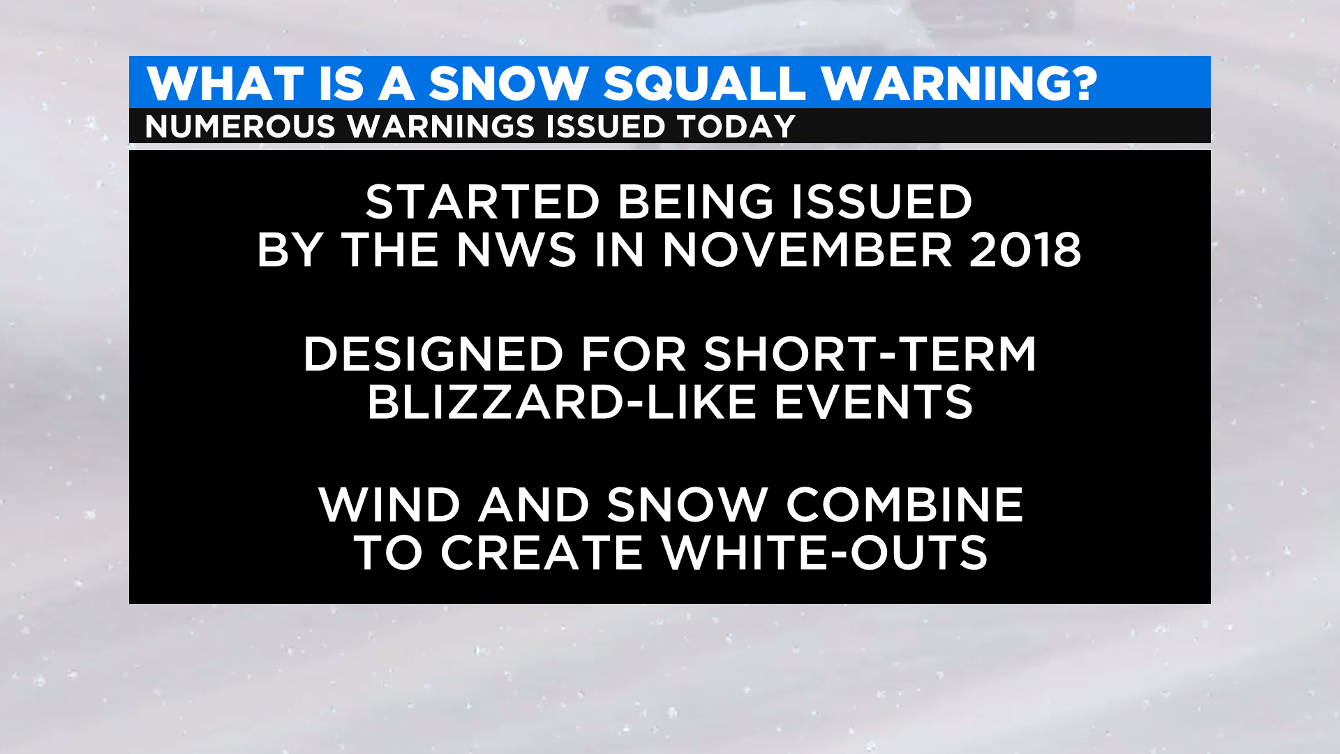 Monday's Snow Squall Warnings Show Importance Of New Alert, Especially ...