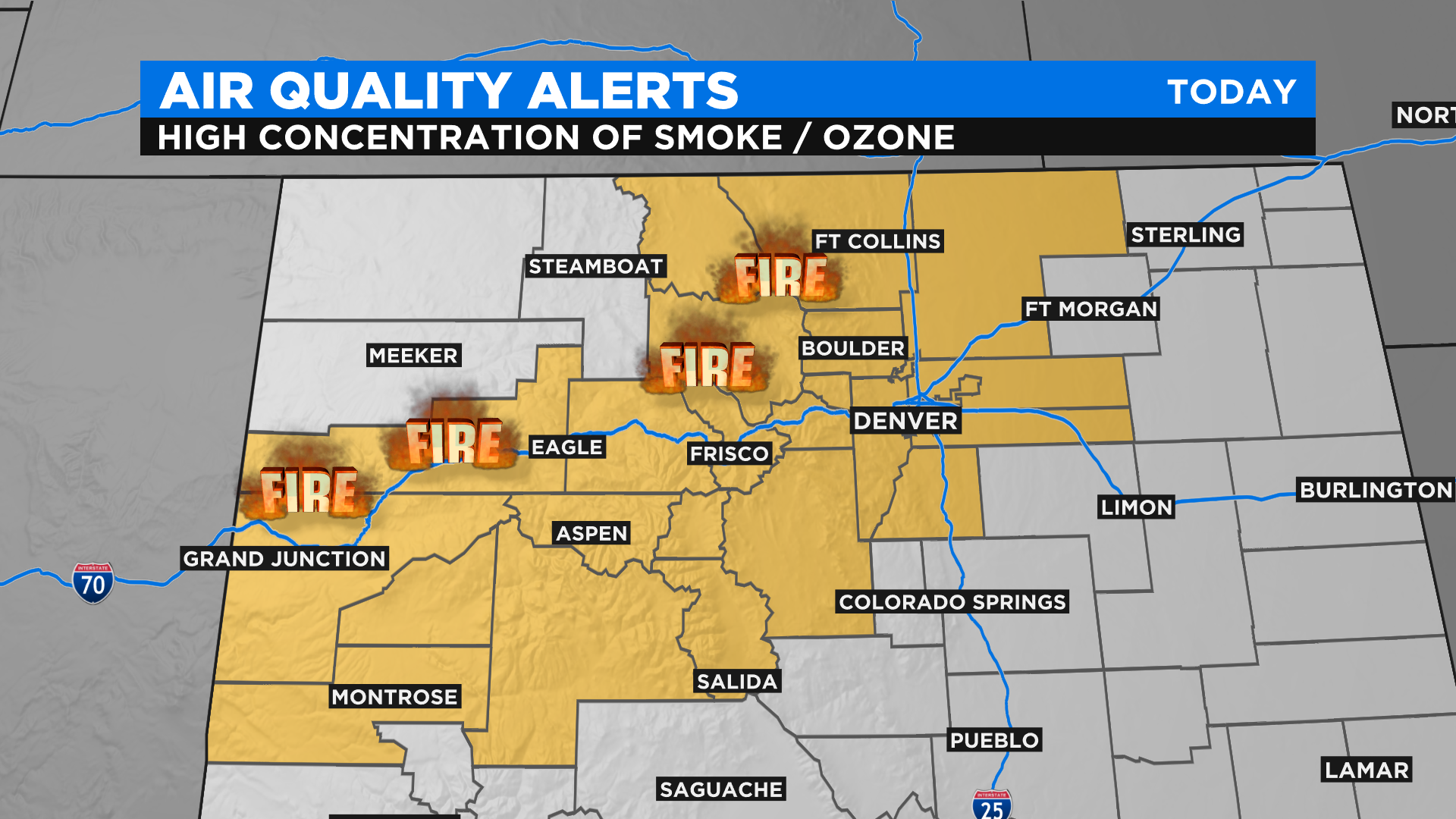 Colorado Weather: Continued Smoky, No Relief In Sight For Area ...