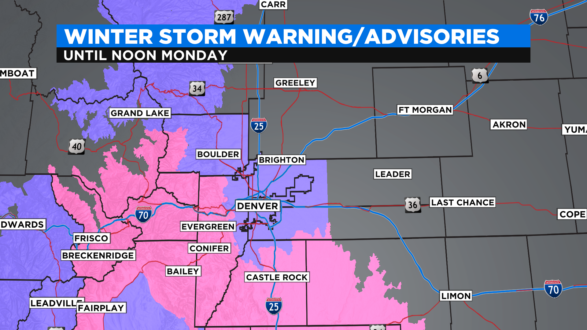 Denver Weather: Slick Monday Drive Possible As Heavy, Wet Snow Returns ...