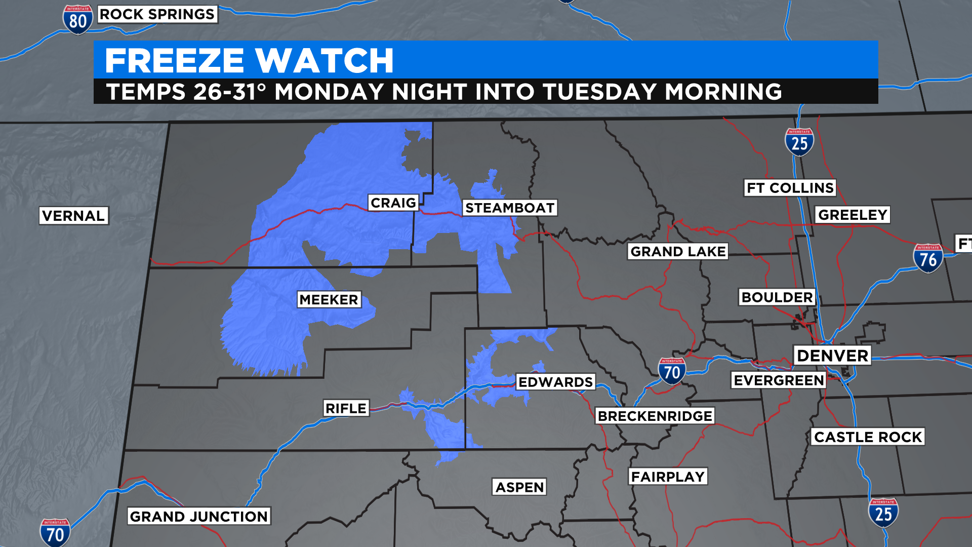 Colorado Weather: Fall Temps, Smoke And Dusting Of Mountain Snow On The ...