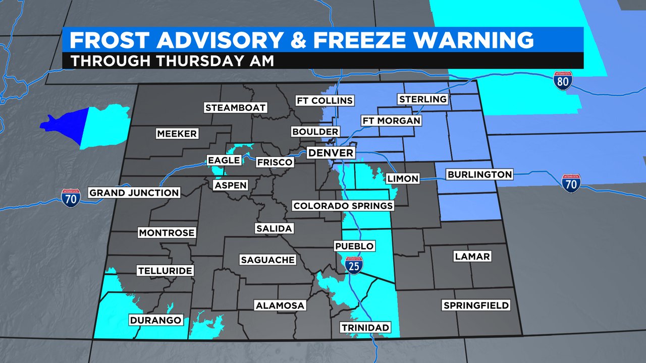 Denver Weather: Frost Advisory For The Front Range - CBS Colorado