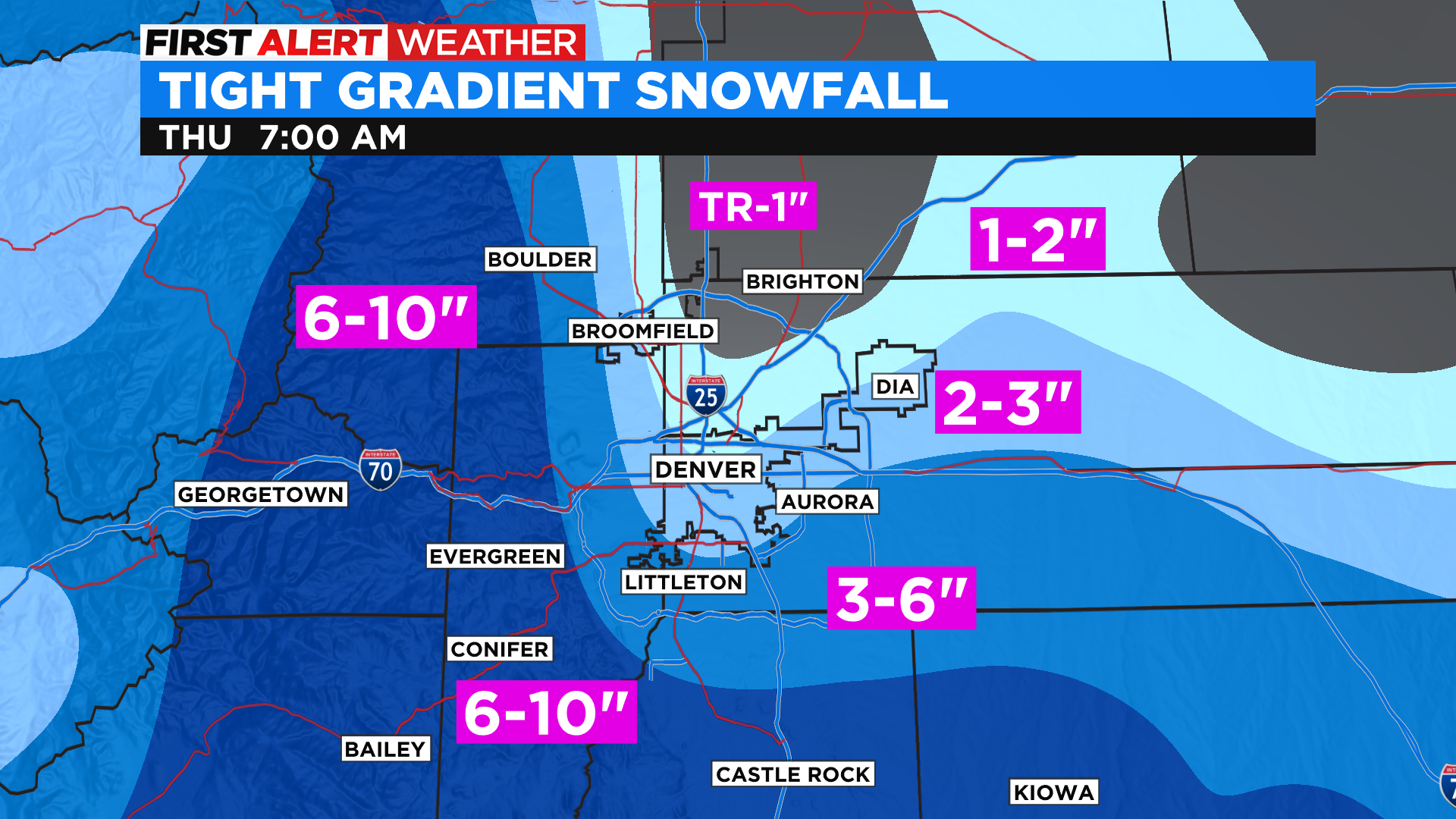 Wednesday Night Storm Will Likely Produce A Very Tight Gradient In ...