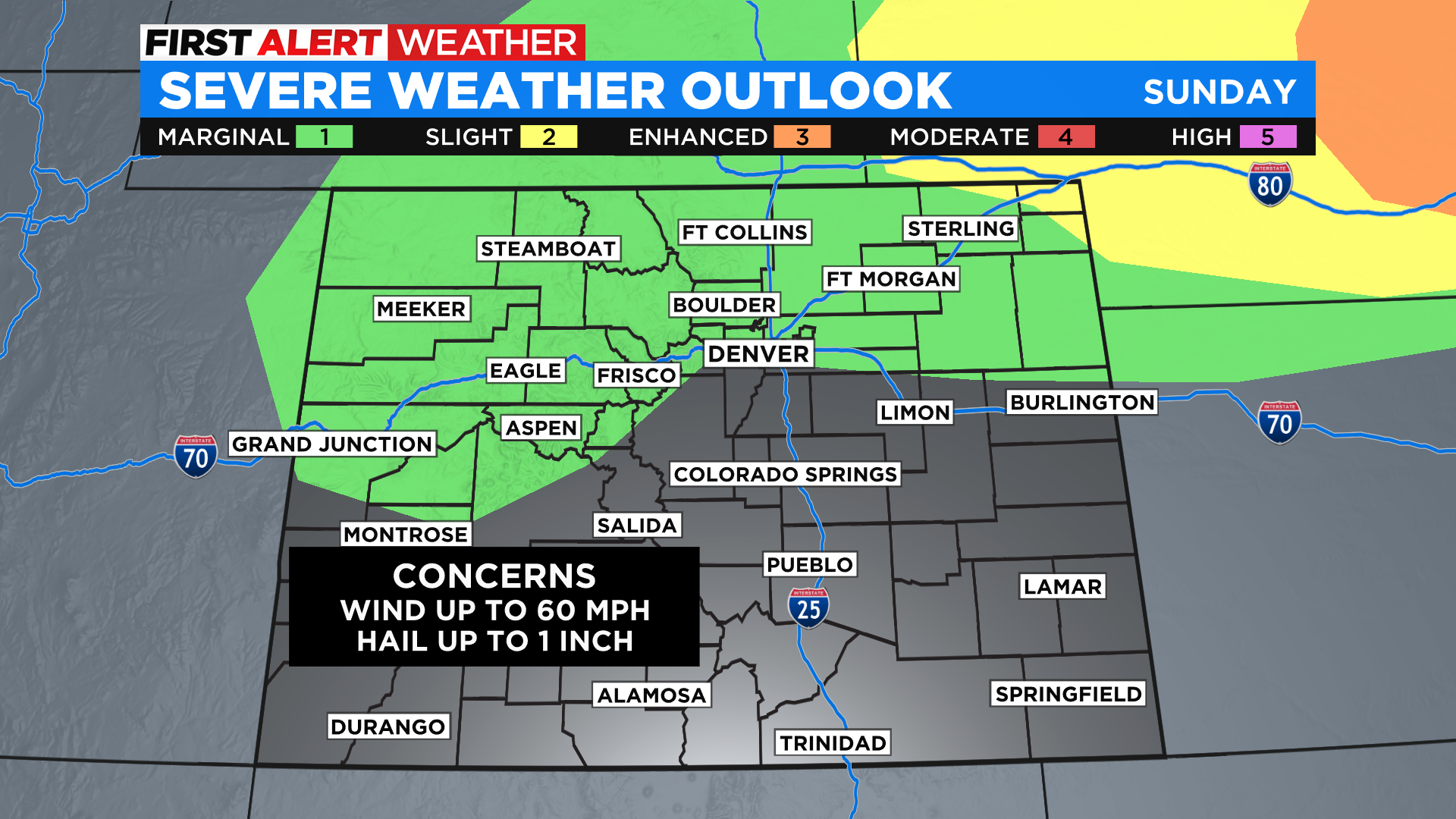 Colorado Weather: Watch The Sky Sunday, A Few Severe T-Storms Are ...