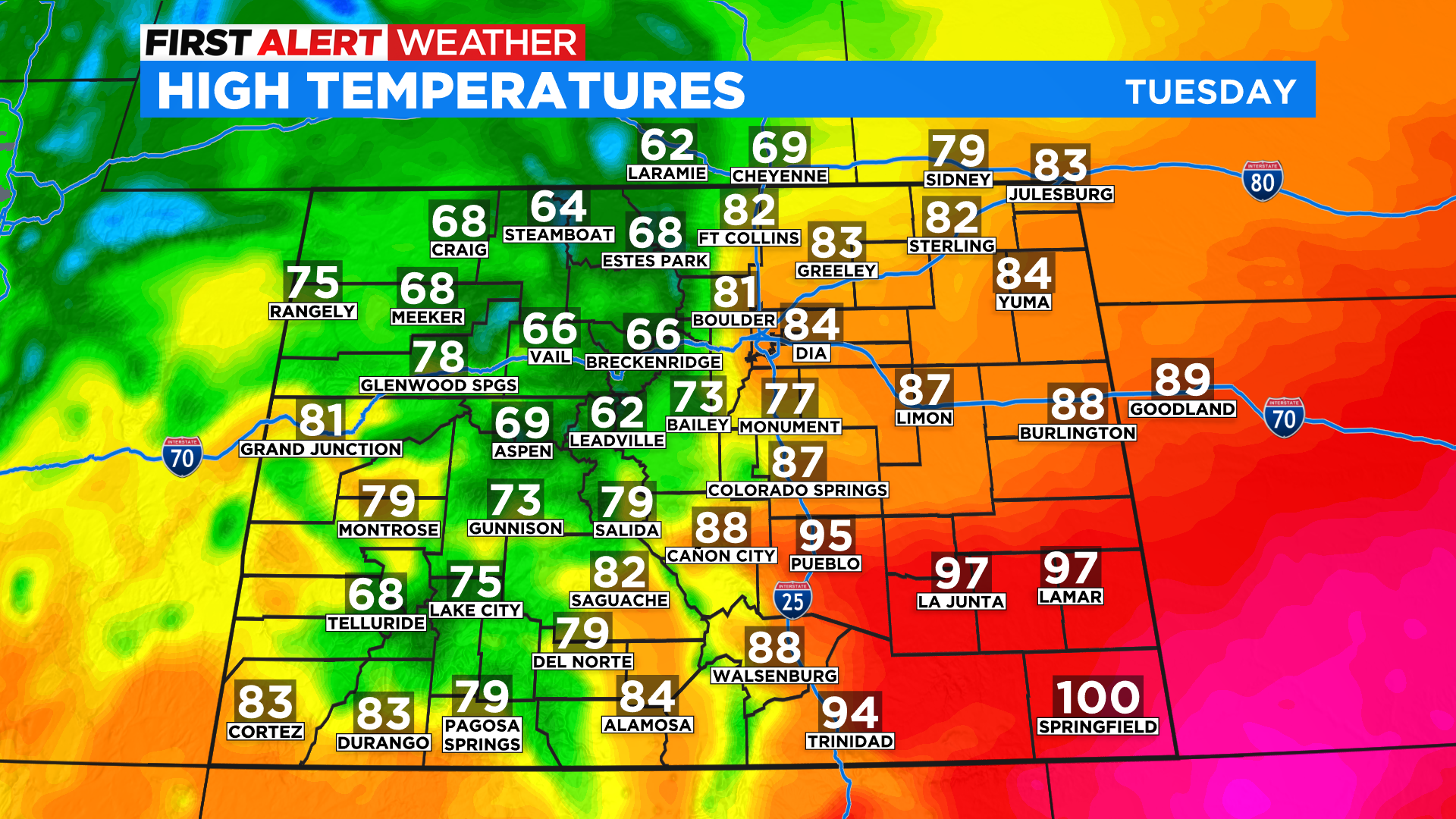 Denver Weather Short Break From Extreme Heat CBS Colorado