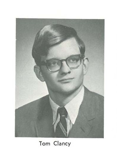 Tom Clancy's photo in the 1969 Loyola yearbook Photo courtesy of Loyola University Maryland.
