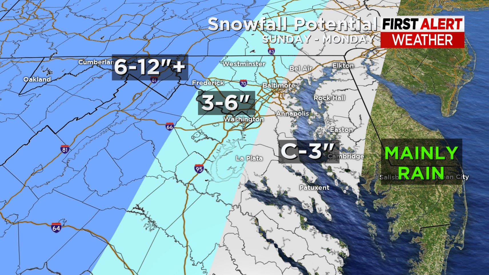 Winter Storm Watch For Maryland Extended East Ahead Of Storm CBS