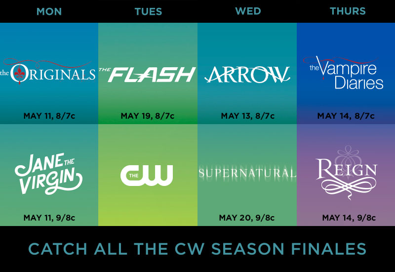 Sad News The CW Spring Finale Dates CW Tampa