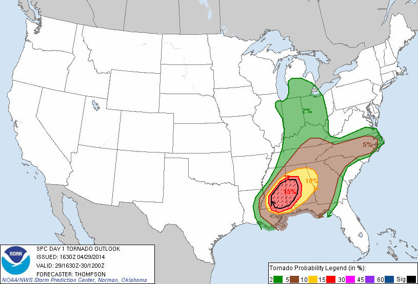 Tornado Probability