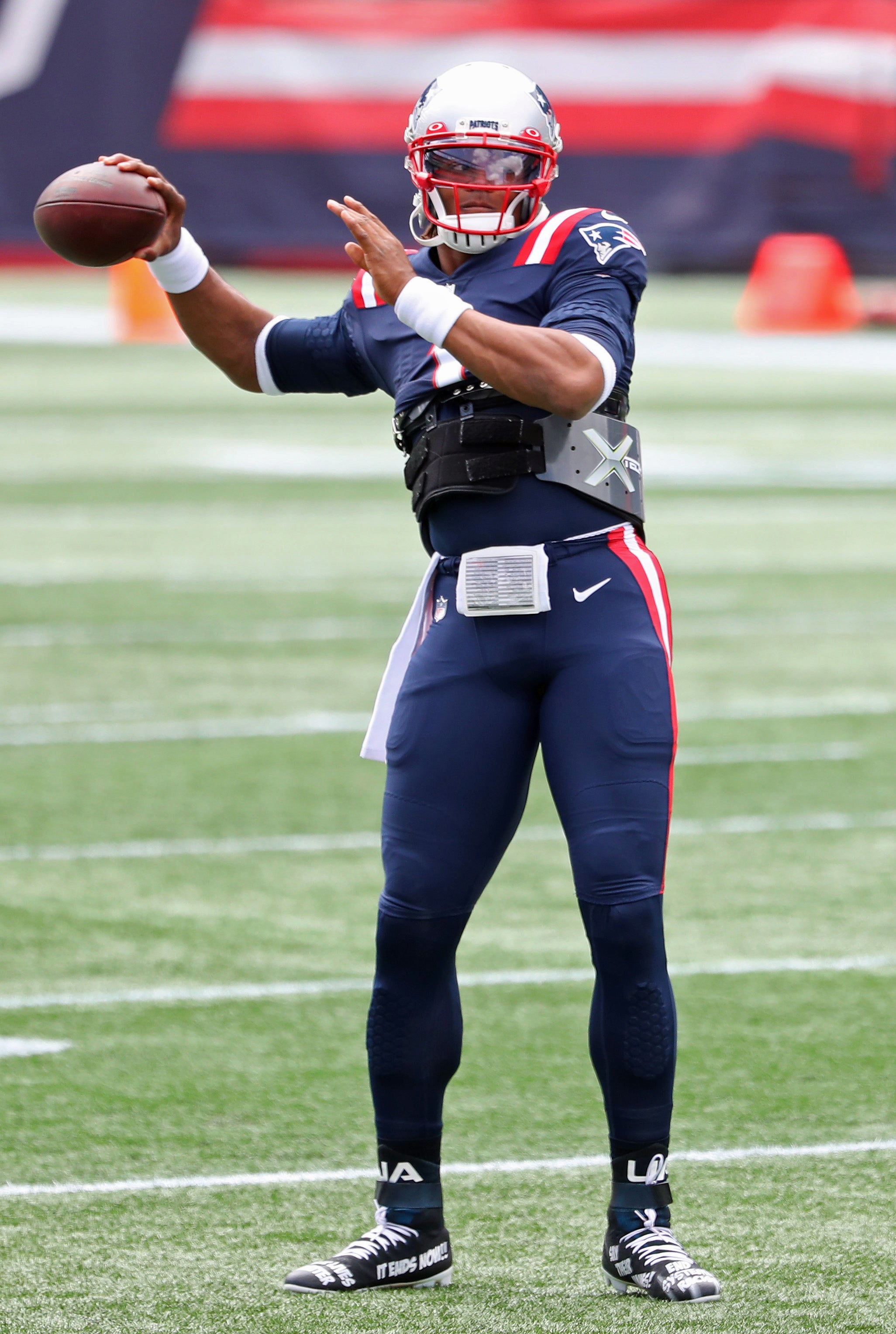 Cam Newton Arrives For First Patriots Game Wearing Incredibly Yellow ...